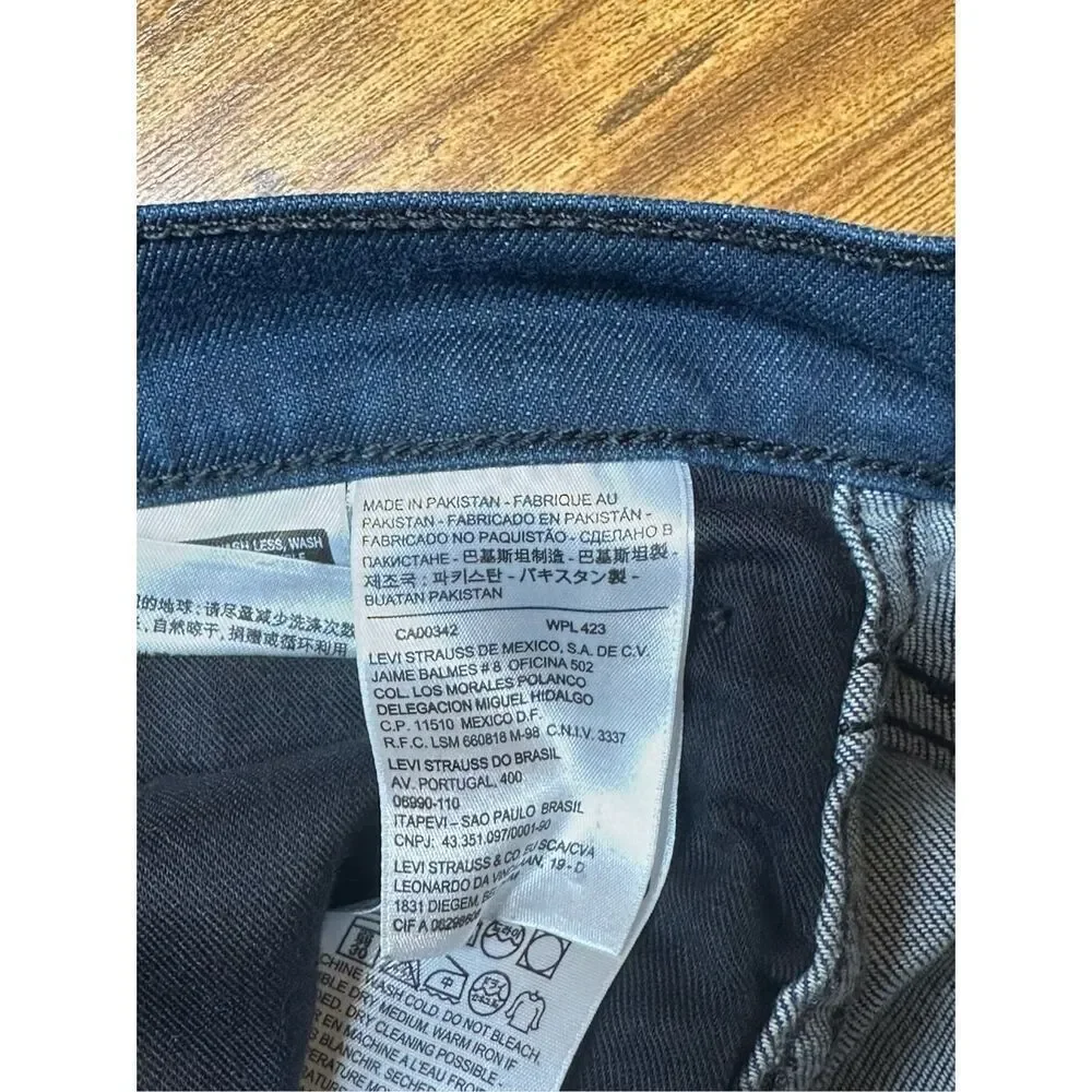 Levi’s 513 Jeans‎ Mens 29 Blue Slim Straight Denim